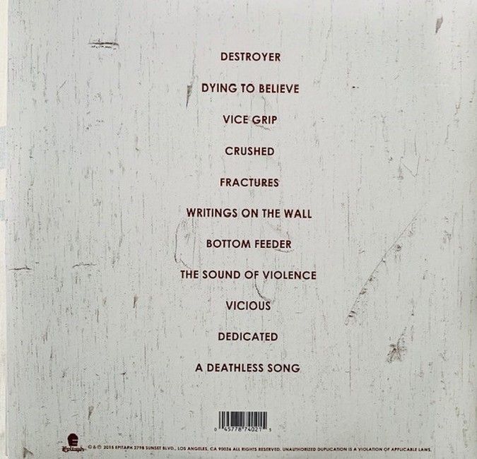 Parkway Drive – IRE (2LP, Album, Stereo, Blue translucent with black smoke. Side D is etched, Vinyl)