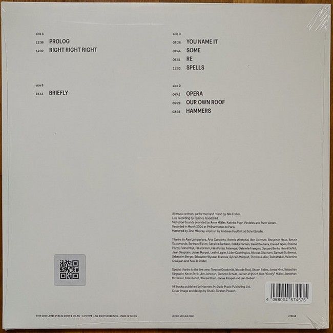 Nils Frahm – Paris (2LP, Album, Stereo, Vinyl)