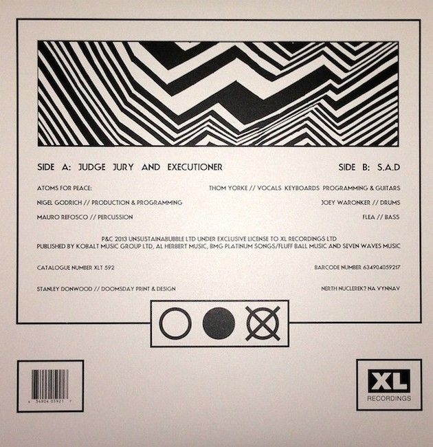 Платівка Atoms For Peace – Judge Jury And Executioner|Атоми для миру-«Суддя, присяжний і кат»
