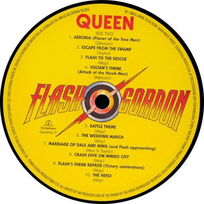 Queen – Flash Gordon (Original Soundtrack Music) (LP, Album, Reissue, Remastered, Vinyl)