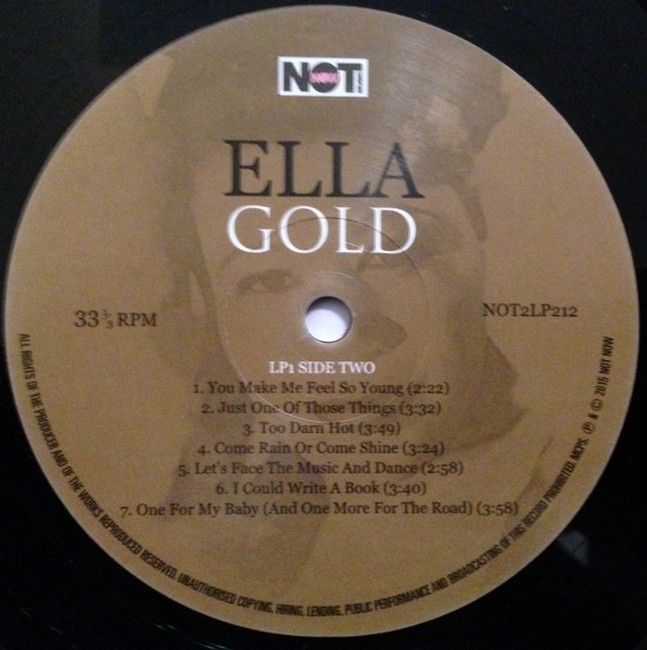 Ella Fitzgerald – Gold: The Original Classics (2LP, Compilation, 180 Gram, Vinyl)