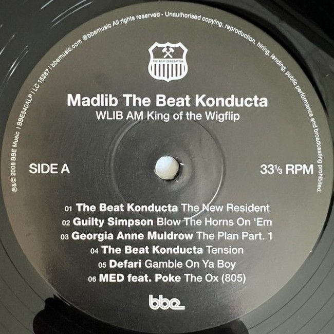 Madlib The Beat Konducta – WLIB AM King of the Wigflip (2LP, Album, BBE Exclusive, Vinyl)