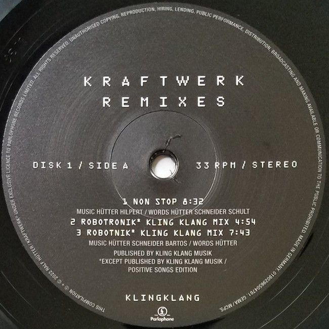 Kraftwerk – Remixes (3LP, Compilation, Stereo, 180g Vinyl)