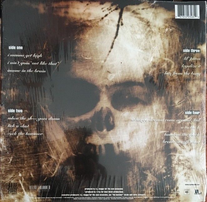 Cypress Hill – Black Sunday (2LP, Album, Reissue, 180 Gram, Gatefold Vinyl)