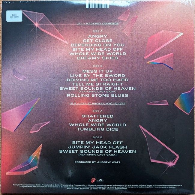 Rolling Stones – Hackney Diamonds (2LP, Album, Blue & Clear Splatter Vinyl)