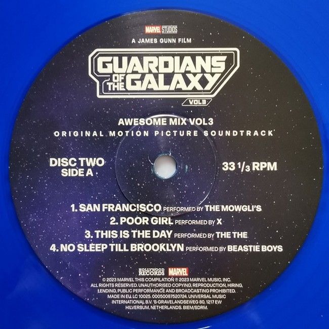 Guardians Of The Galaxy Vol3 (Awesome Mix Vol3) (2LP, Compilation, Limited Edition, Purple & Blue, Vinyl)