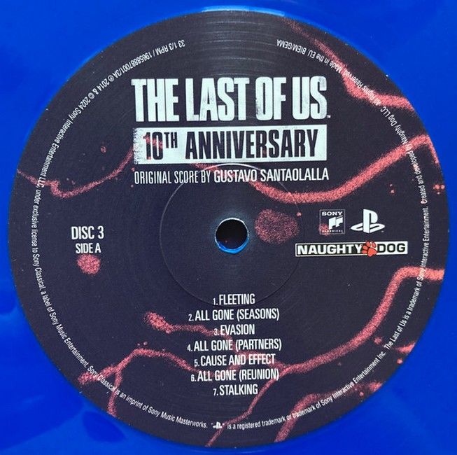 Gustavo Santaolalla – The Last Of Us (10th Anniversary) (4LP, Box-Set, Album, Limited Edition, Reissue, Repress Red, Blue Vinyl)
