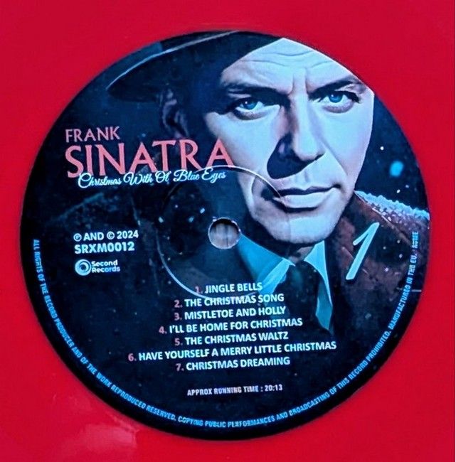 Frank Sinatra – Christmas With Ol' Blue Eyes (LP, 180gr Limited Edition Red Vinyl)