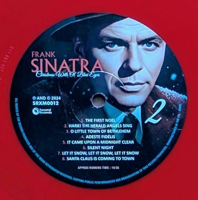 Frank Sinatra – Christmas With Ol' Blue Eyes (LP, 180gr Limited Edition Red Vinyl)