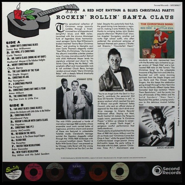 Various – Rockin' Rollin' Santa Claus (A Red Hot Rhythm & Blues Christmas Party!) (LP, Compilation, 180 gram, Vinyl)