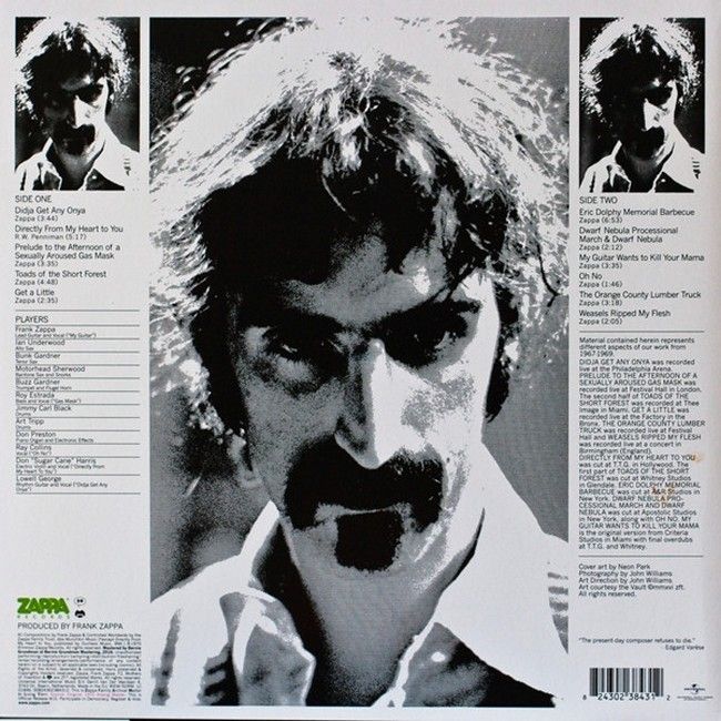 The Mothers Of Invention – Weasels Ripped My Flesh (LP, Album, Reissue)