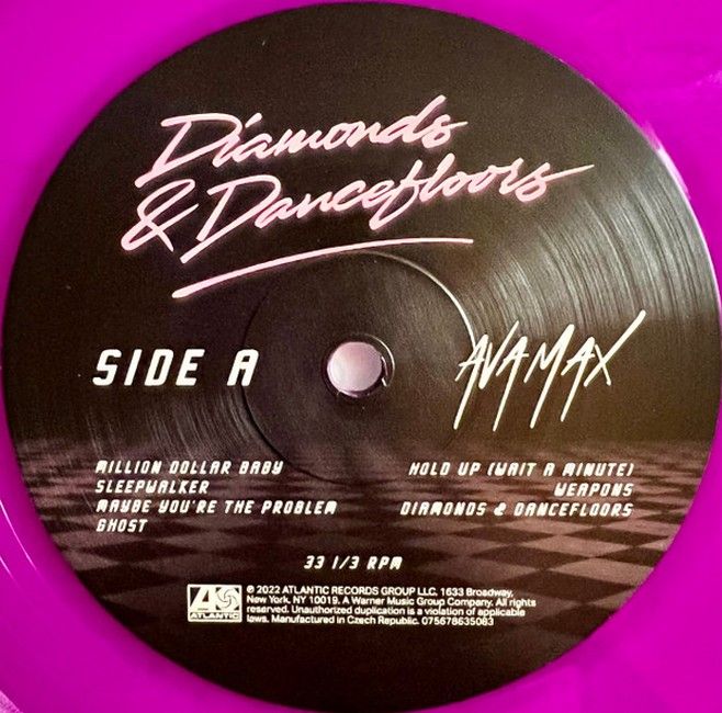 Ava Max – Diamonds & Dancefloors (LP, Album, Limited Edition, Violet Neon Vinyl)