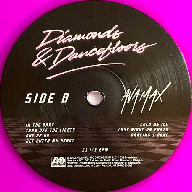 Ava Max – Diamonds & Dancefloors (LP, Album, Limited Edition, Violet Neon Vinyl)