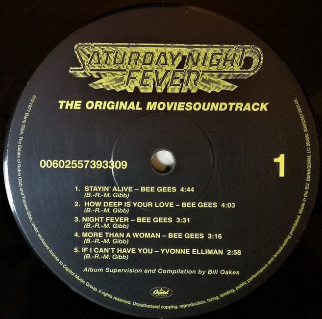 Various – Saturday Night Fever (2LP, Album, Compilation, Reissue, 180 Gram, Gatefold, Vinyl)