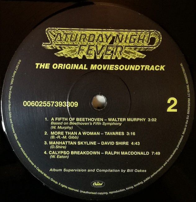 Various – Saturday Night Fever (2LP, Album, Compilation, Reissue, 180 Gram, Gatefold, Vinyl)