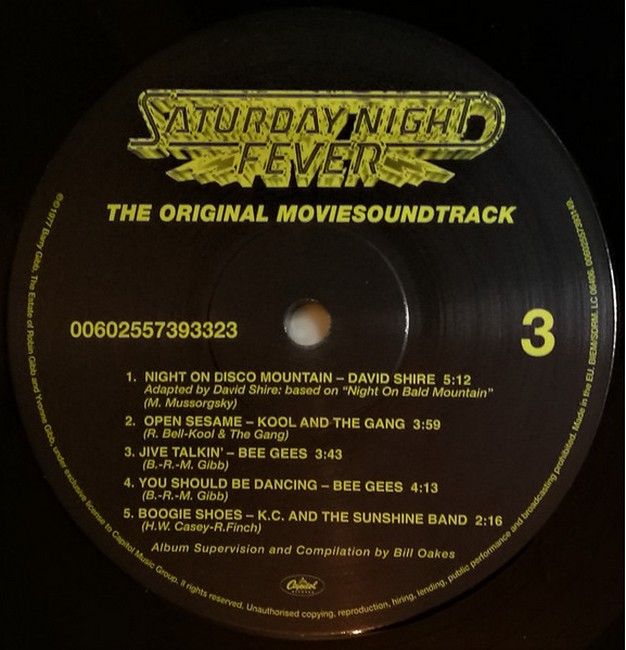 Various – Saturday Night Fever (2LP, Album, Compilation, Reissue, 180 Gram, Gatefold, Vinyl)