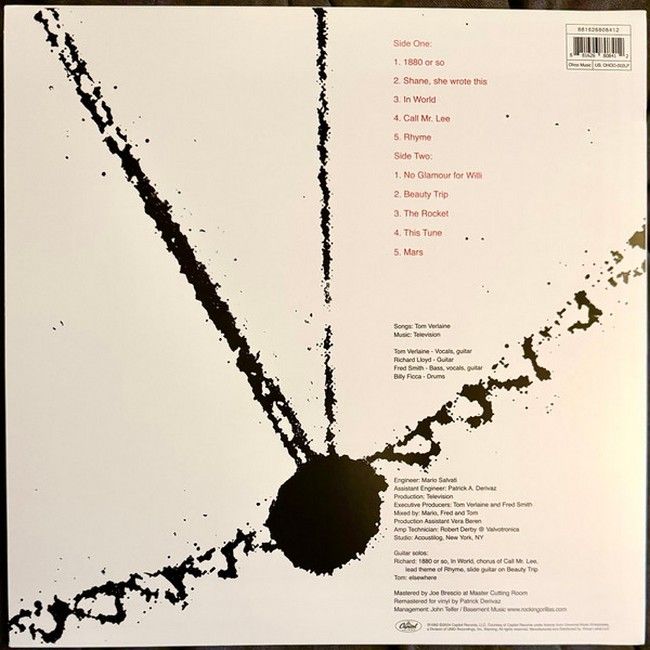 Television – Television (LP, Album, Reissue, Remastered, Vinyl)