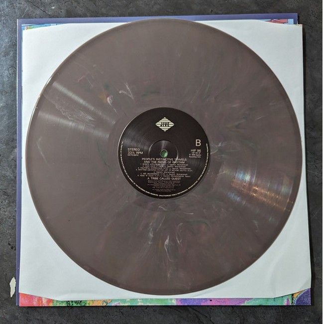 A Tribe Called Quest – People's Instinctive Travels And The Paths Of Rhythm (Multi Colored Marble (Grey, Pink, Green , & White))