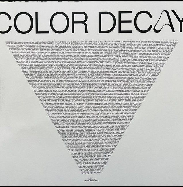 The Devil Wears Prada – Color Decay (LP, Album, Clear [Ultra Clear])