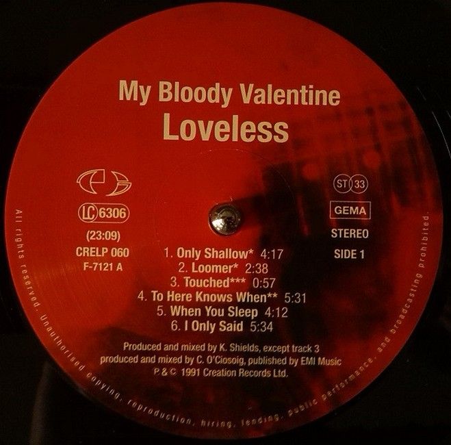 My Bloody Valentine – Loveless (LP, Album, Reissue)