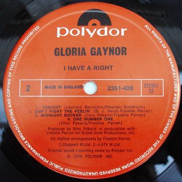 Gloria Gaynor - A Have A Right (Vinyl)