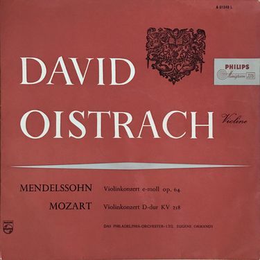 Violinkonzert E-moll Op. 64 / Violinkonzert D-dur KV 218