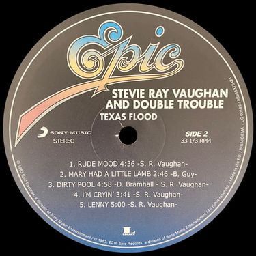 Платівка Стіві Рей Вон і Подвійна біда - Техаська повінь | Stevie Ray Vaughan and Double Trouble - Texas Flood