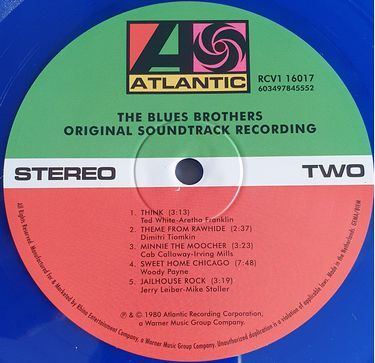 Платівка Various - The Blues Brothers OST (1980) (Ltd. Ed.) (Transparent Blue Vinyl)