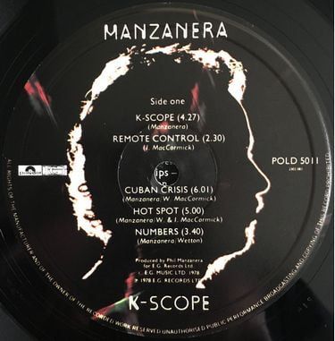 Phil Manzanera - K-Scope