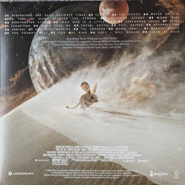 Hans Zimmer – Dune: Part Two (Original Motion Picture Soundtrack) (2LP, Gold Clear & Red Merge, Yellow Green & Clear Merge Vinyl)