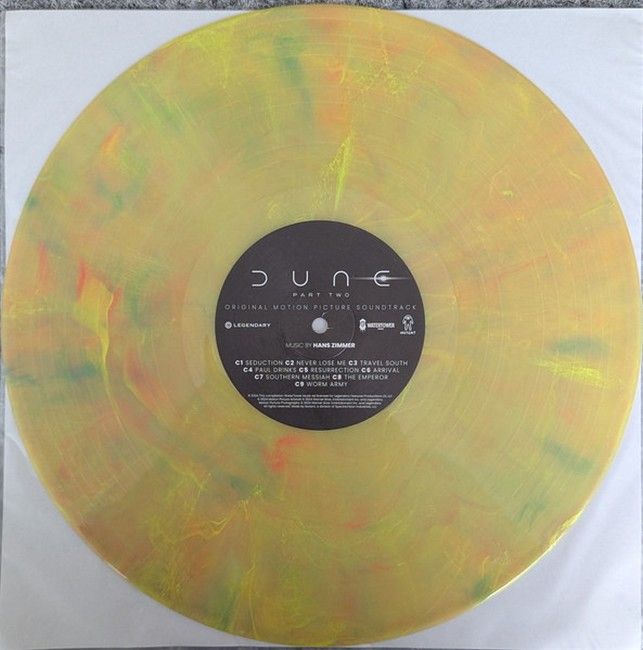 Hans Zimmer – Dune: Part Two (Original Motion Picture Soundtrack) (2LP, Gold Clear & Red Merge, Yellow Green & Clear Merge Vinyl)