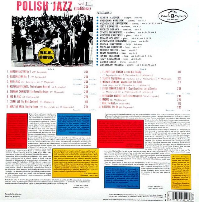 Warsaw Stompers – New Orleans Stompers (LP, Album, Reissue, Remastered, Mono, 180g,  Vinyl)