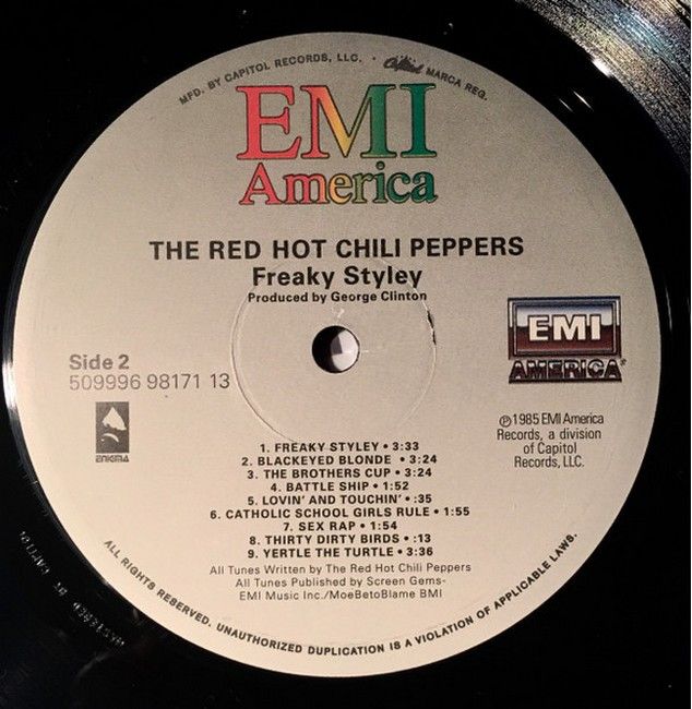 The Red Hot Chili Peppers – Freaky Styley (LP, Album, Limited Edition, Reissue, 180 Gram, Vinyl)