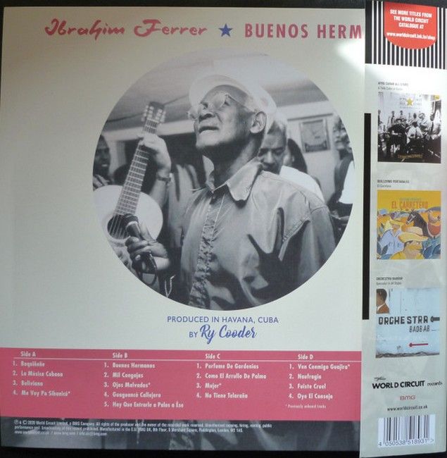 Ibrahim Ferrer – Buenos Hermanos (2LP, Reissue, Remastered, Special Edition Vinyl)