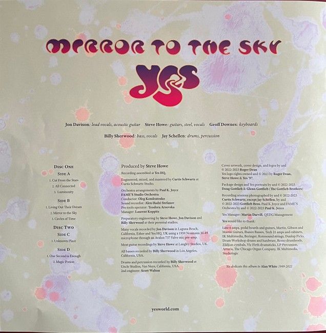 Yes – Mirror To The Sky (2LP, 180 gram Vinyl)