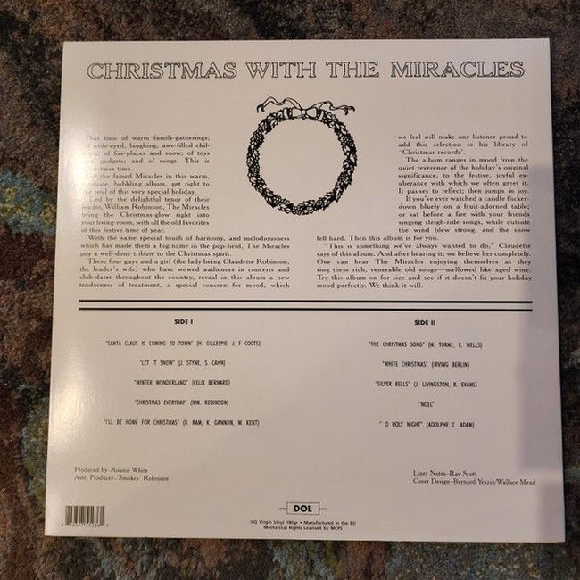 The Miracles – Christmas With The Miracles (LP,  45 RPM, Special Edition, Vinyl)