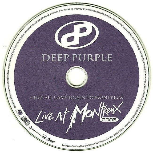 Музичний CD диск Deep Purple – Live At Montreux 2006 - They All Came Down To Montreux|Deep Purple-Наживо в Монтре 2006