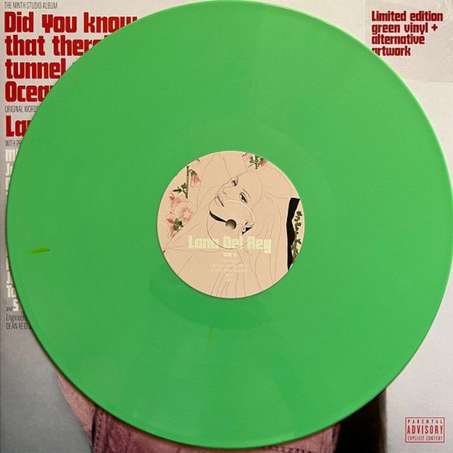 Платівка Lana Del Rey – Did You Know That There's A Tunnel Under Ocean Blvd(2LP, LP, Album, Limited Edition, Green, Alternative Artwork)|Лана Дель Рей-Чи знаєте ви, що під океанським бульваром є тунель?