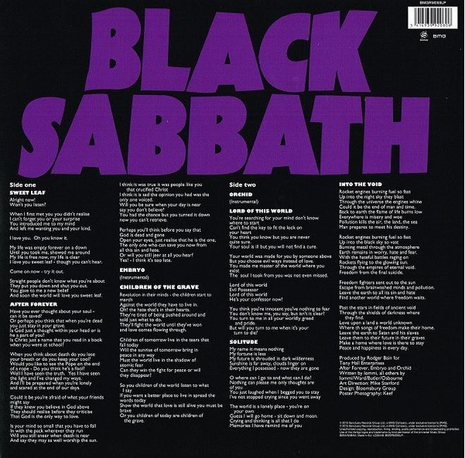 Black Sabbath – Master Of Reality (Vinyl)